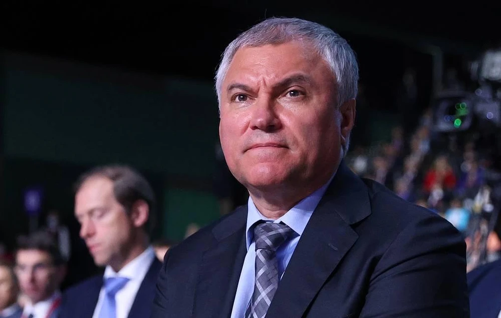 Chủ tịch Duma Quốc gia Nga - ông Vyacheslav Volodin. Ảnh: TASS