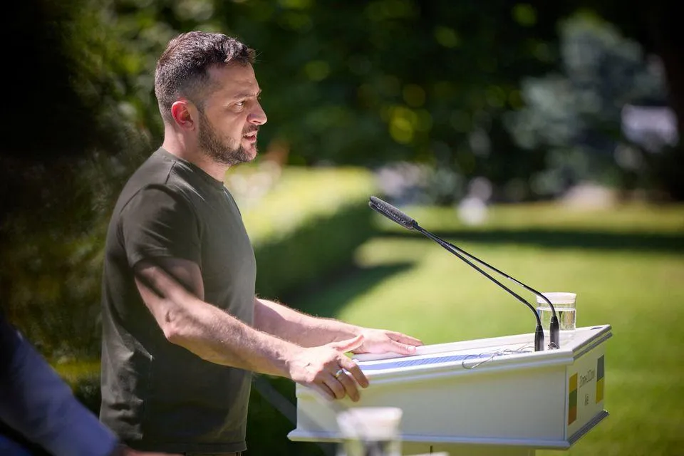 Tổng thống Ukraine - ông Volodymyr Zelensky. Ảnh: REUTERS