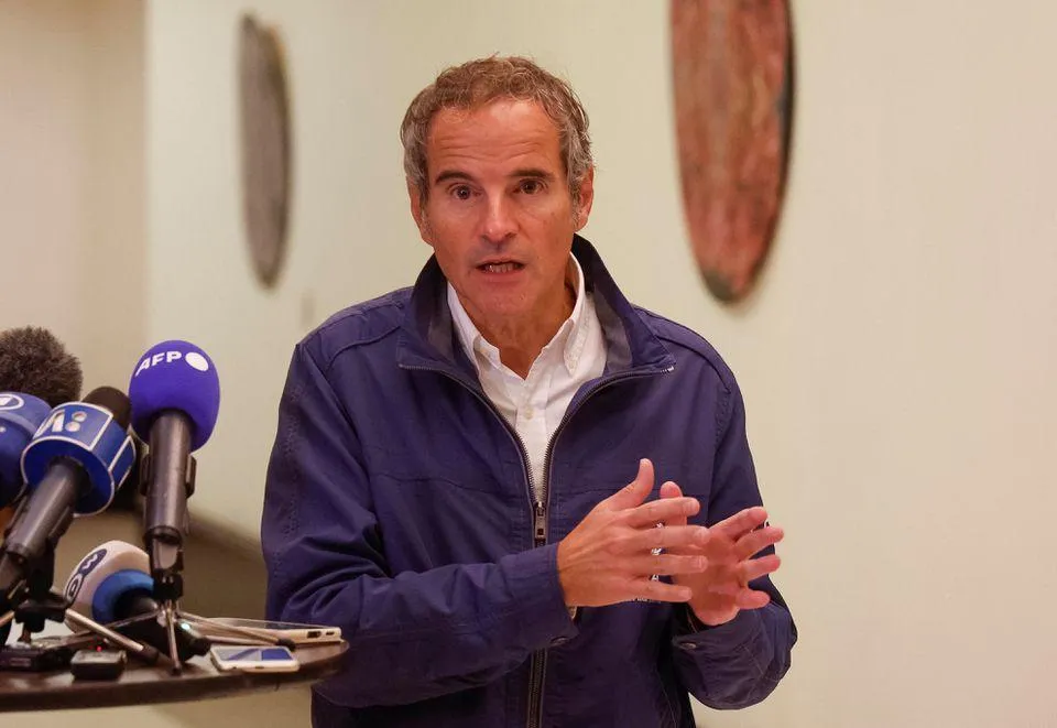 Tổng giám đốc Cơ quan Năng lượng Nguyên tử Quốc tế Rafael Grossi. Ảnh: REUTERS Tổng giám đốc Cơ quan Năng lượng Nguyên tử Quốc tế Rafael Grossi. Ảnh: REUTERS