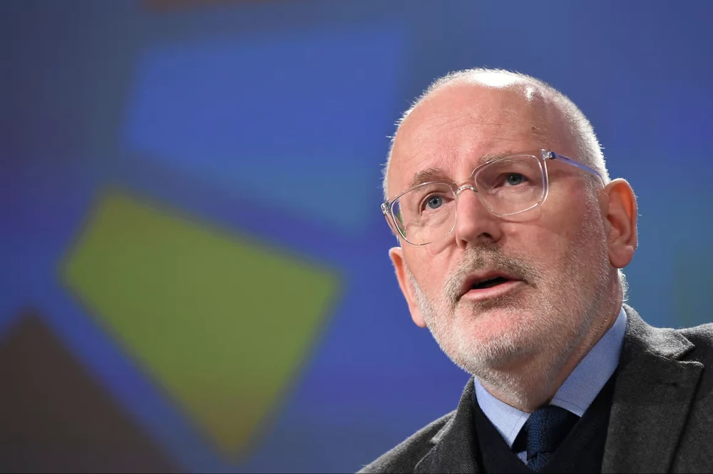 Phó Chủ tịch Ủy ban châu Âu - ông Frans Timmermans. Ảnh: GETTY IMAGES