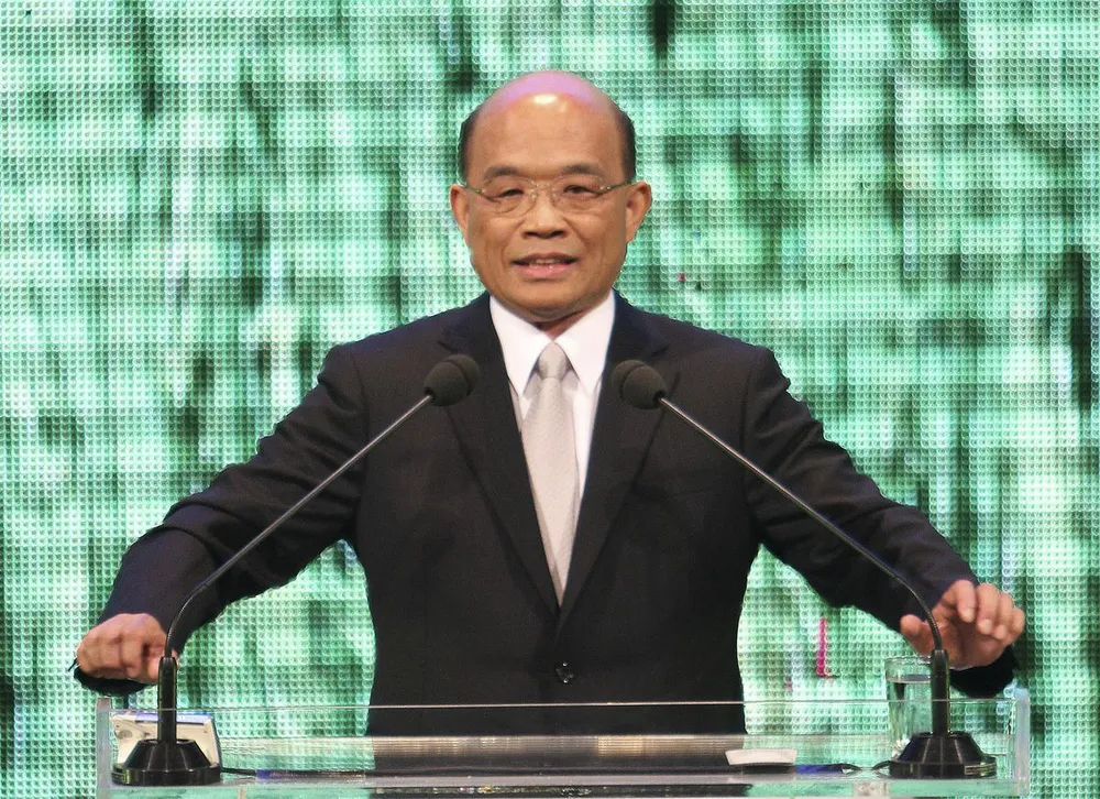 Người đứng đầu chính quyền Đài Loan Tô Trinh Xương. Ảnh: AP