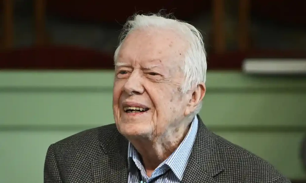 Cựu Tổng thống Mỹ Jimmy Carter. Ảnh: AP
