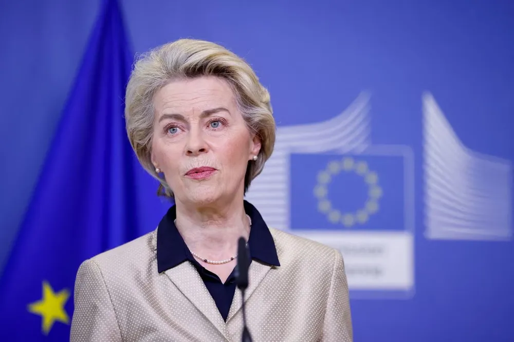 Chủ tịch Ủy ban châu Âu Ursula von der Leyen. Ảnh: REUTERS