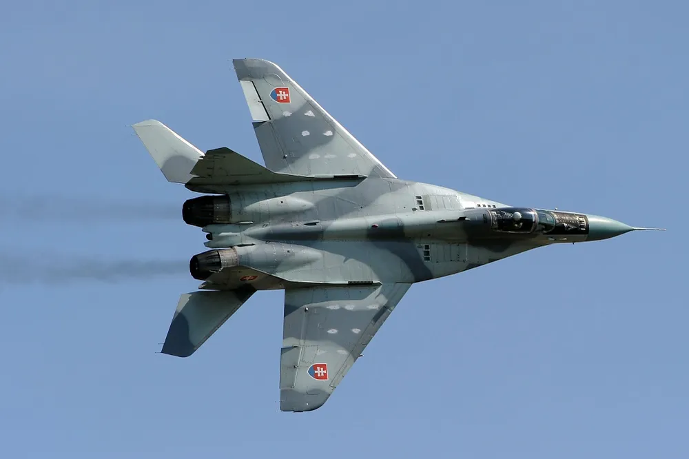 Chiến đấu cơ MiG-29 của Slovakia. Ảnh: SHUTTERSTOCK Chiến đấu cơ MiG-29 của Slovakia. Ảnh: SHUTTERSTOCK