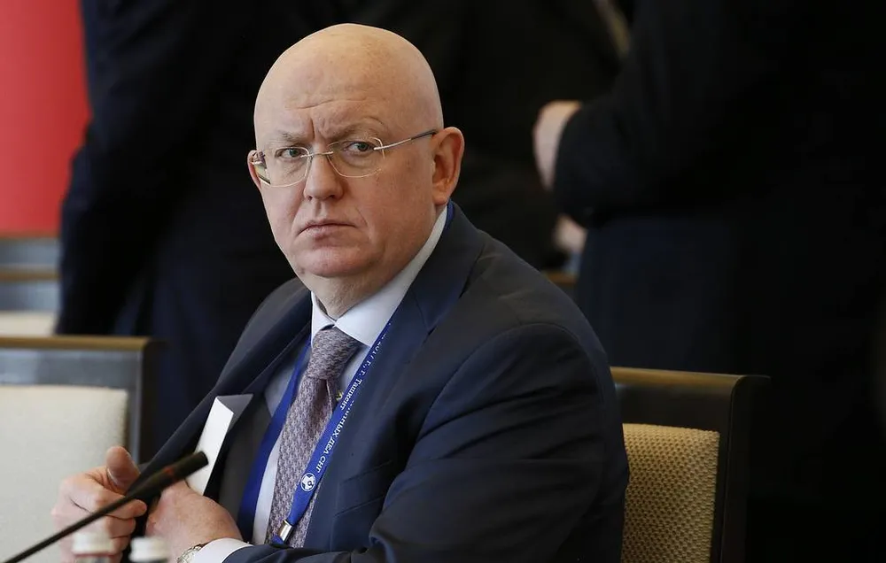 Đại diện thường trực của Nga tại LHQ Vasily Nebenzya. Ảnh: TASS