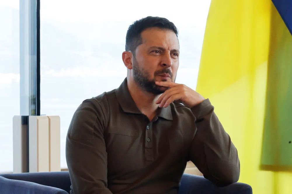 Tổng thống Ukraine - ông Volodymyr Zelensky. Ảnh: REUTERS Tổng thống Ukraine - ông Volodymyr Zelensky. Ảnh: REUTERS