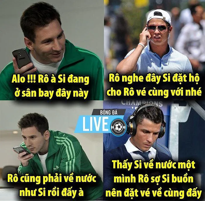 Tràn ngập ảnh chế bộ đôi 'Rô-Mét' nắm tay nhau rời World Cup ảnh 5