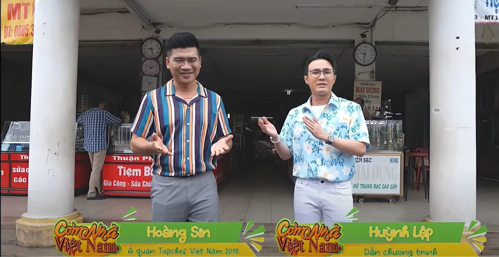 MC Huỳnh Lập và Á quân Topchef Việt Nam 2019 Hoàng Sin. Ảnh: BEE