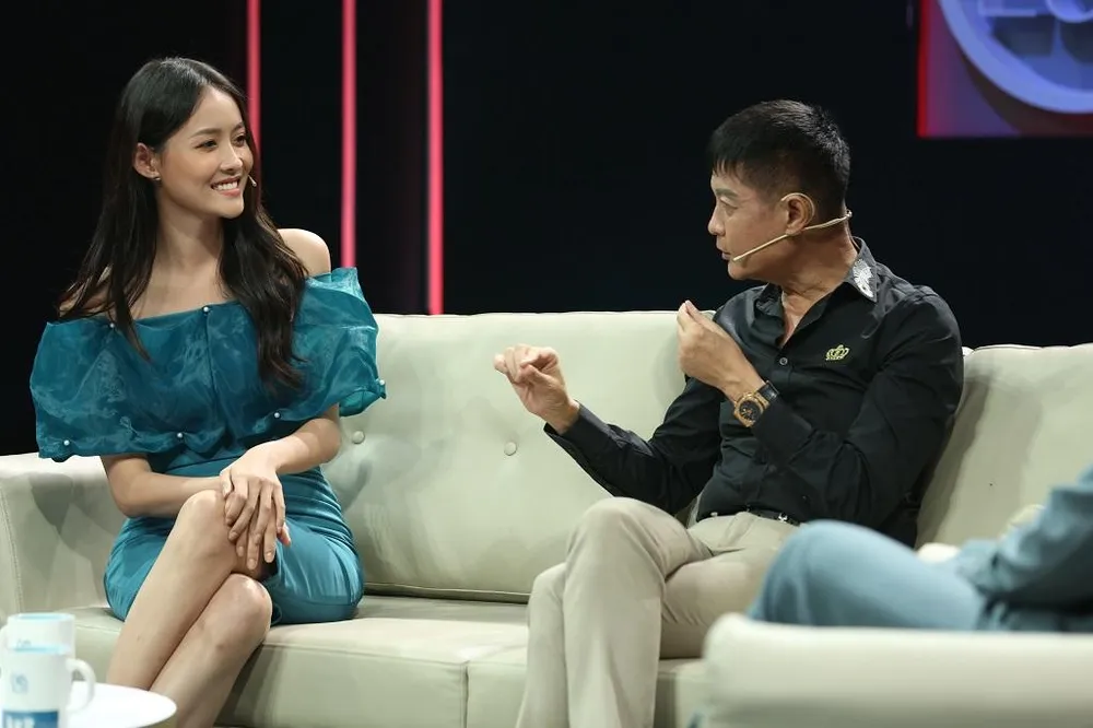 Diễn viên Trương Mỹ Nhân và đạo diễn Lê Hoàng