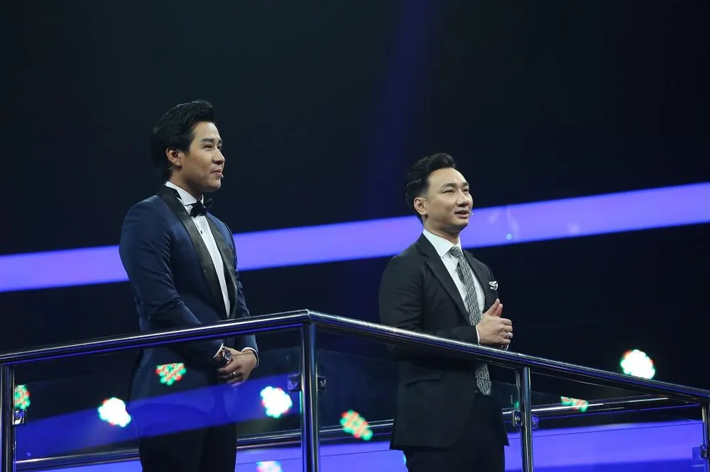 MC Nguyên Khang và MC Thành Trung. Ảnh: BEE MC Nguyên Khang và MC Thành Trung. Ảnh: BEE