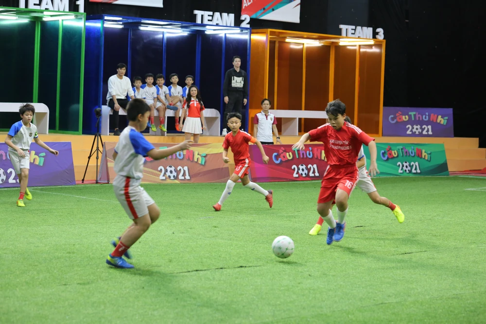 Cầu thủ nhí mùa All Stars sắp “comeback” trên sóng truyền hình. Ảnh: CTCC