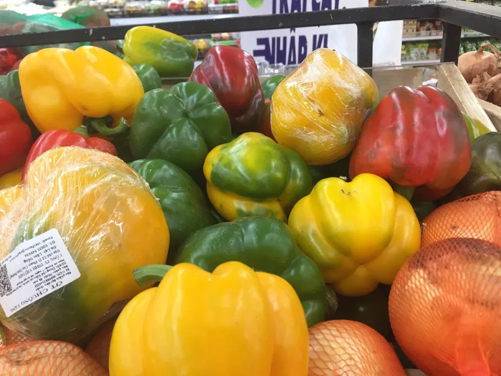 Ớt chuông có hàm lượng vitamin C rất cao. Ảnh: NHẬT LINH