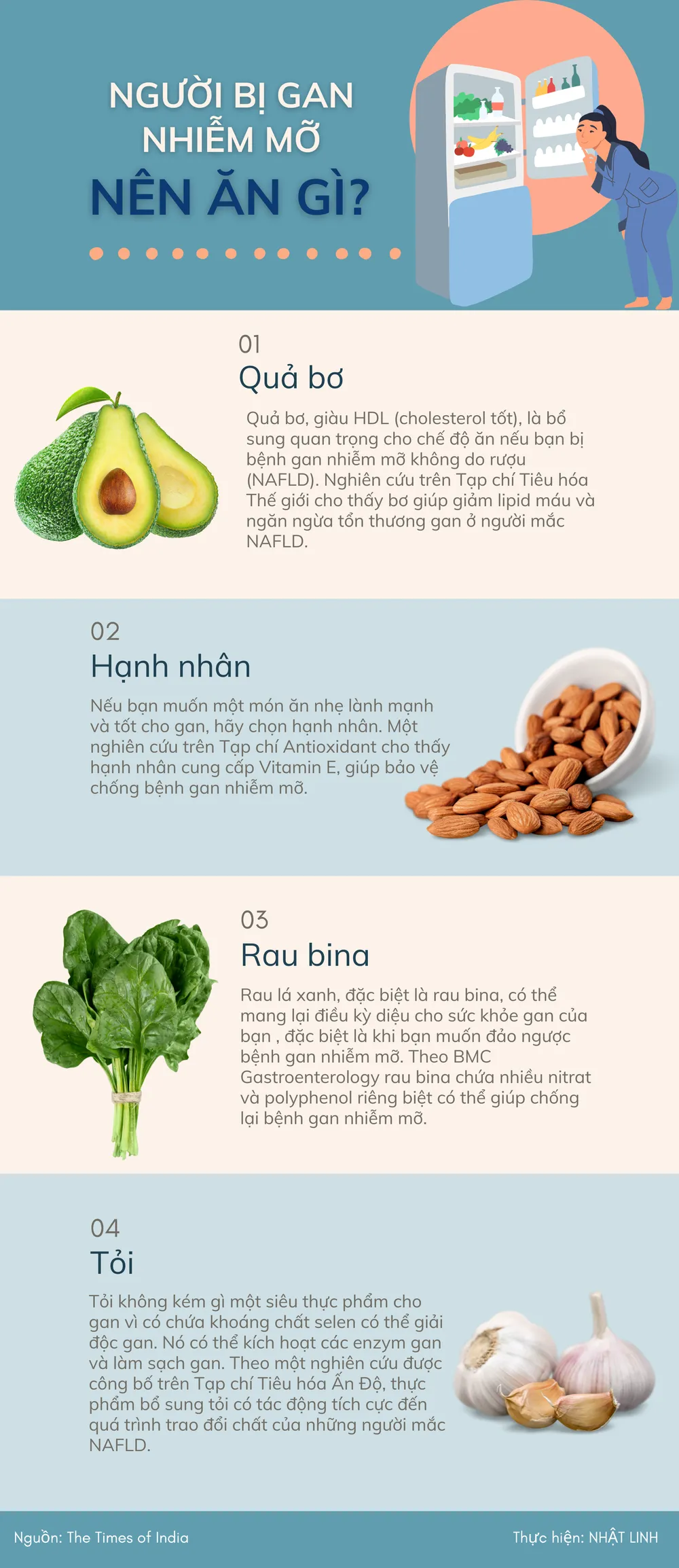 Người bị gan nhiễm mỡ nên ăn gì?