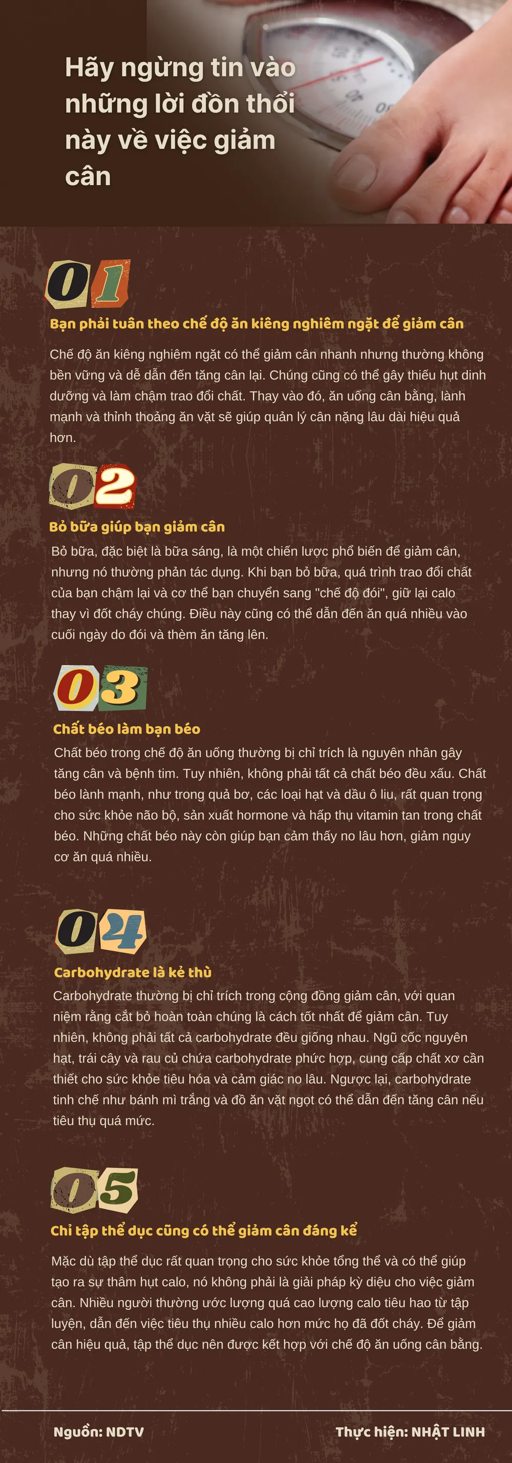 Hãy ngừng tin vào những lời đồn thổi này về việc giảm cân