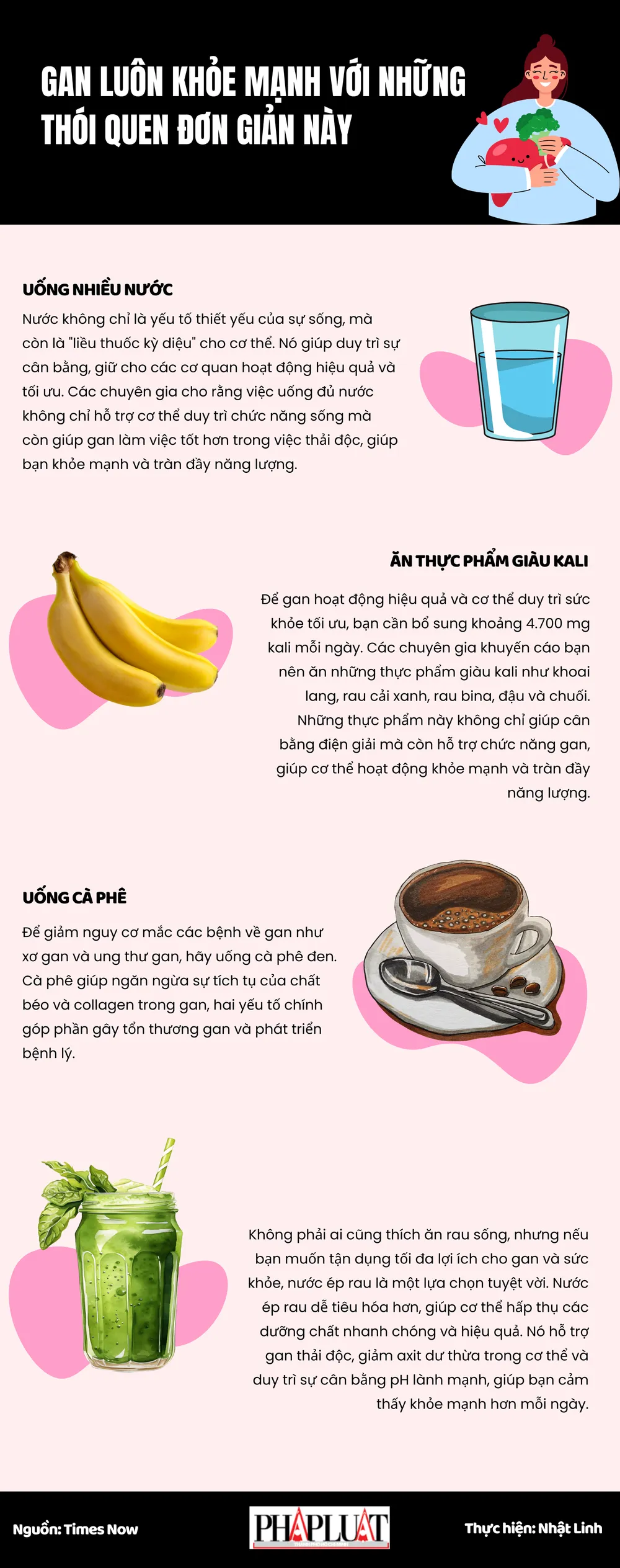 Gan luôn khỏe mạnh với những thói quen đơn giản này