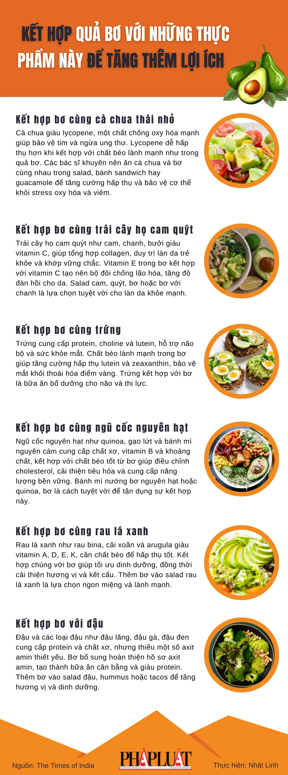 Kết hợp quả bơ với những thực phẩm này để tăng thêm lợi ích