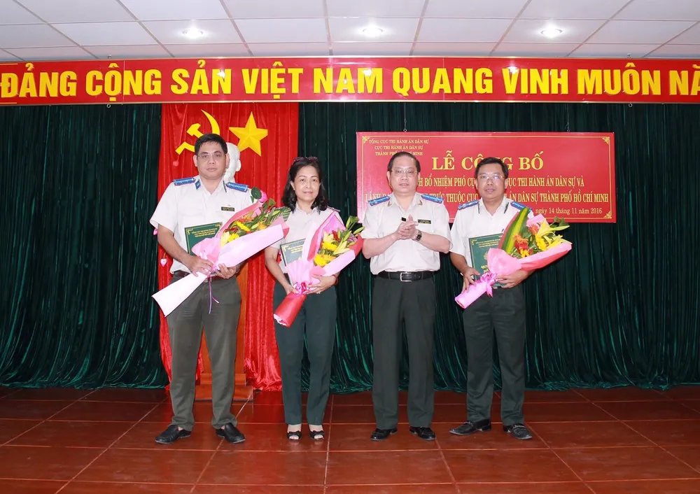 Cục THADS TP.HCM có thêm nhân sự mới ảnh 2 Cục THADS TP.HCM có thêm nhân sự mới ảnh 2