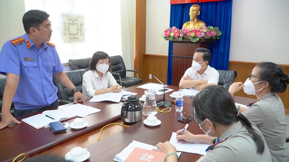 Chủ tịch UBND TP Thủ Đức chỉ đạo về công tác thi hành án ảnh 3