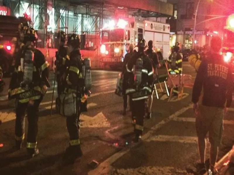 nổ lớn ở Manhattan