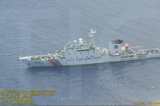 Trung Quốc quấy rối ngư dân Philippines ở Scarborough ảnh 1 tàu hải cảnh trung quốc