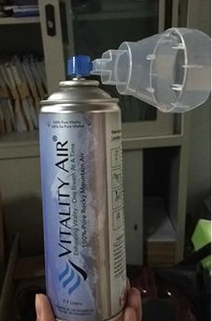 không khí đóng chai Trung Quốc