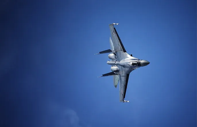 Chiến đấu cơ Su-35 của Nga.
