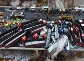 56 chiếc xe đâm liên hoàn,17 người thiệt mạng