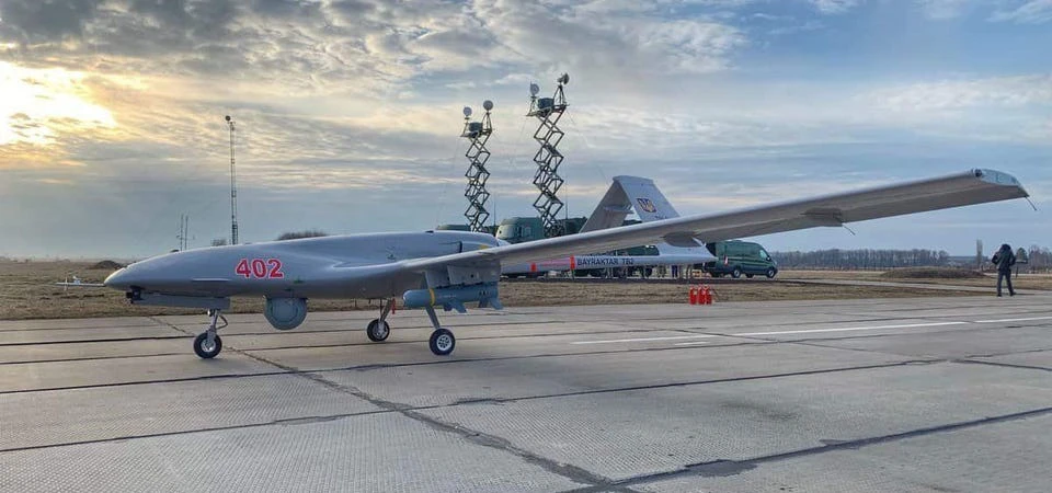 UAV Bayraktar TB-2 do Thổ Nhĩ Kỳ sản xuất. Ảnh: WIKIMEDIA COMMONS