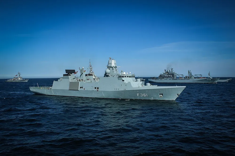 Tàu hộ vệ HDMS Iver Huitfeldt của Hải quân Hoàng gia Đan Mạch. Ảnh: WIKIPEDIA Nga tấn công Ukraine khiến Đan Mạch cân nhắc hồi sinh tàu ngầm sau 20 năm