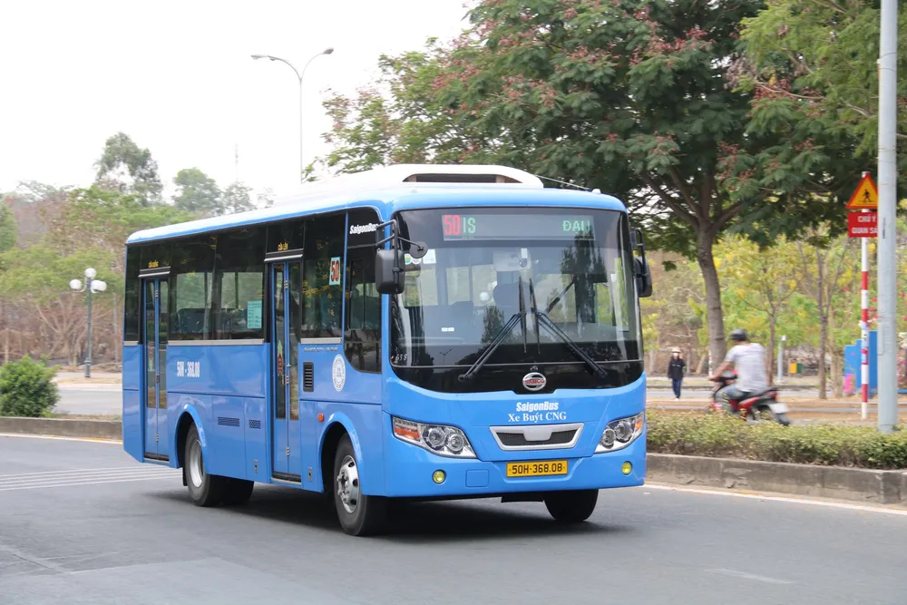 Xe buýt số 50 tạm ngưng hoạt động trong ngày 18-4. xe buýt