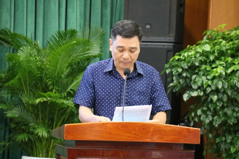 Ông Nguyễn Kiên Giang - Phó Trưởng phòng quản lý khai thác hạ tầng giao thông đường bộ, Sở GTVT TP.HCM. Ảnh: NHƯ NGỌC tai-nan-giao-thong-2.jpg