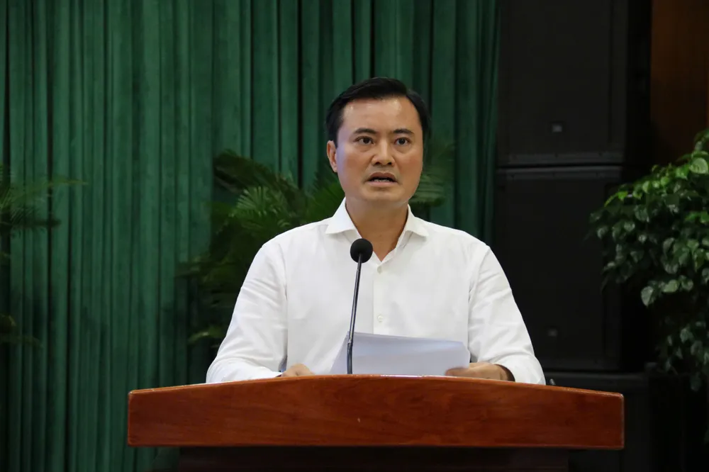 Phó Chủ tịch UBND TP.HCM Bùi Xuân Cường. Ảnh: NHƯ NGỌC tai-nan-giao-thong-6.jpg