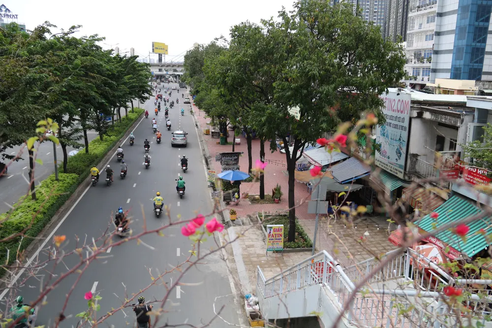 Dự án rút ngắn thời gian hoàn thành 3 tháng. Ảnh: NT duong-dien-bien-phu-14.jpg