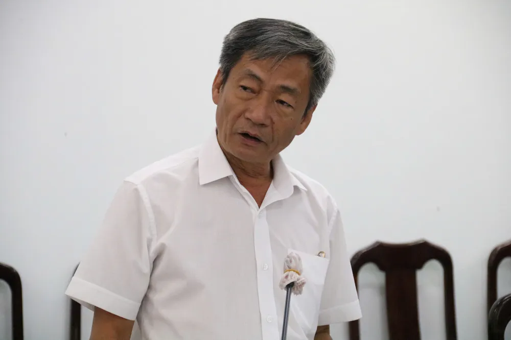 Ông Võ Trung Trực - Phó Giám đốc Sở TN&MT TP.HCM tại buổi làm việc. cao-toc-TP.HCM-moc-bai.jpg