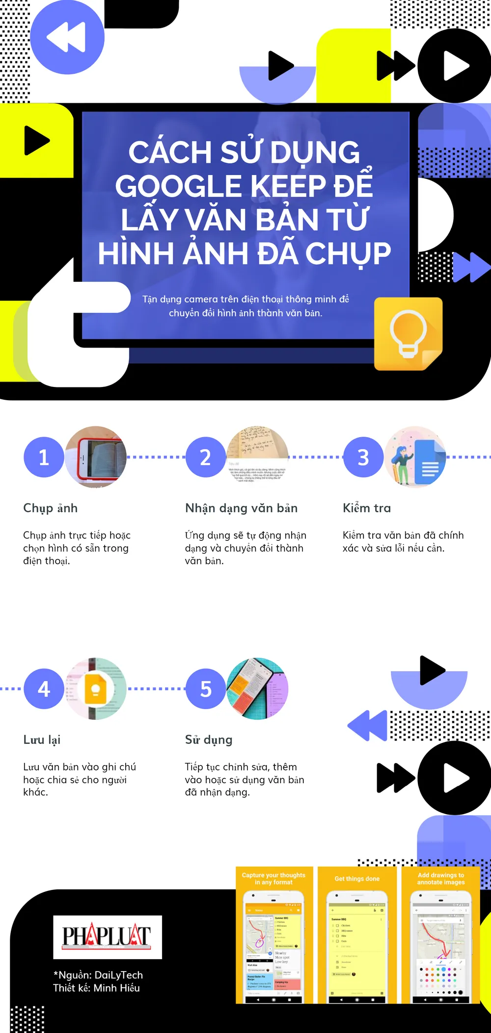 Cách sử dụng Google Keep để lấy văn bản từ hình ảnh đã chụp