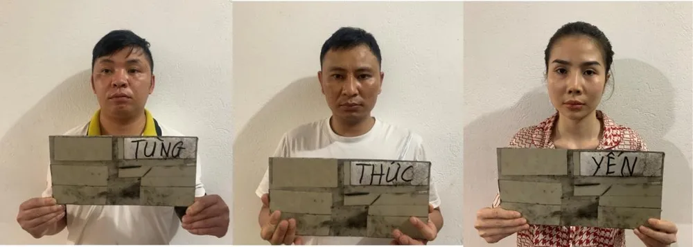 Nhóm đối tượng bị khởi tố về hành vi tổ chức sử dụng trái phép và mua bán chất ma túy. Ảnh: CACC