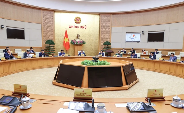 Thủ tướng Phạm Minh Chính nhấn mạnh một số quan điểm, yêu cầu, nguyên tắc chung trong quá trình xây dựng và hoàn thiện các dự án luật. Ảnh: VGP Thủ tướng Phạm Minh Chính nhấn mạnh một số quan điểm, yêu cầu, nguyên tắc chung trong quá trình xây dựng và hoàn thiện các dự án luật. Ảnh: VGP