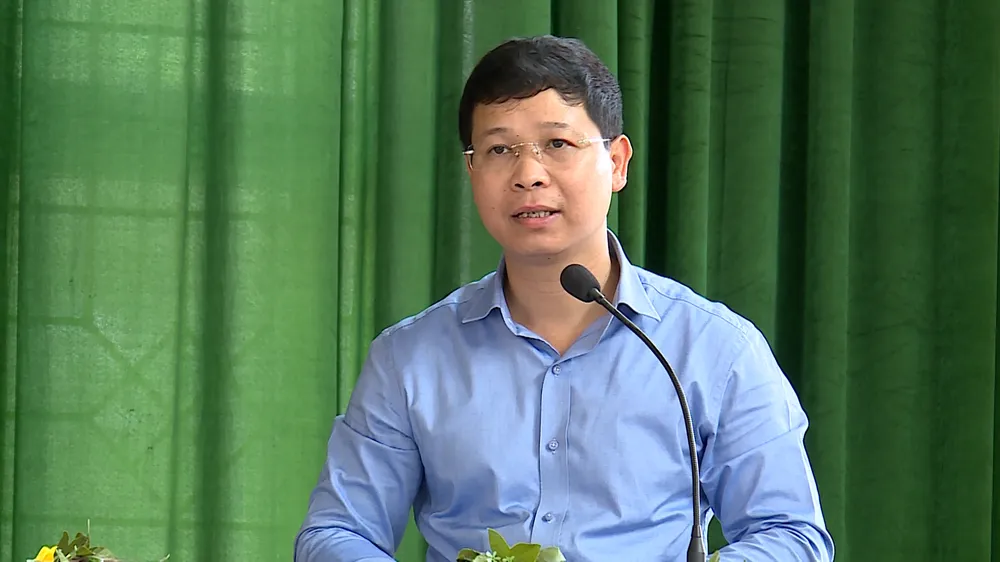 Ông Nguyễn Công Thắng, Ủy viên Ban TVTU, Chủ nhiệm UBKT Tỉnh ủy. Ảnh: ĐB nguyen cong thang.jpg