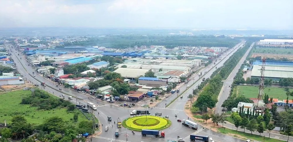 Các KCN lớn trải rộng trên địa bàn Phú Giáo kéo theo sự phát triển của các đô thị