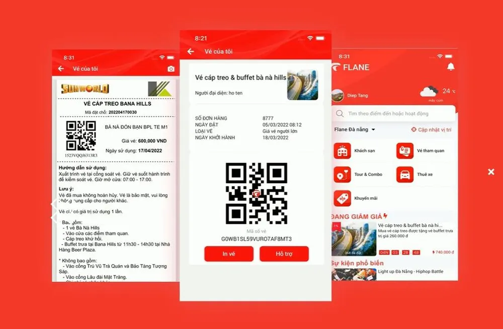 Hệ thống đặt và giữ vé của Flane