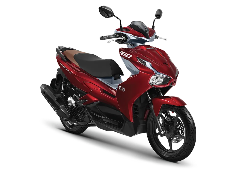 Air Blade 160cc màu đỏ xám trẻ trung