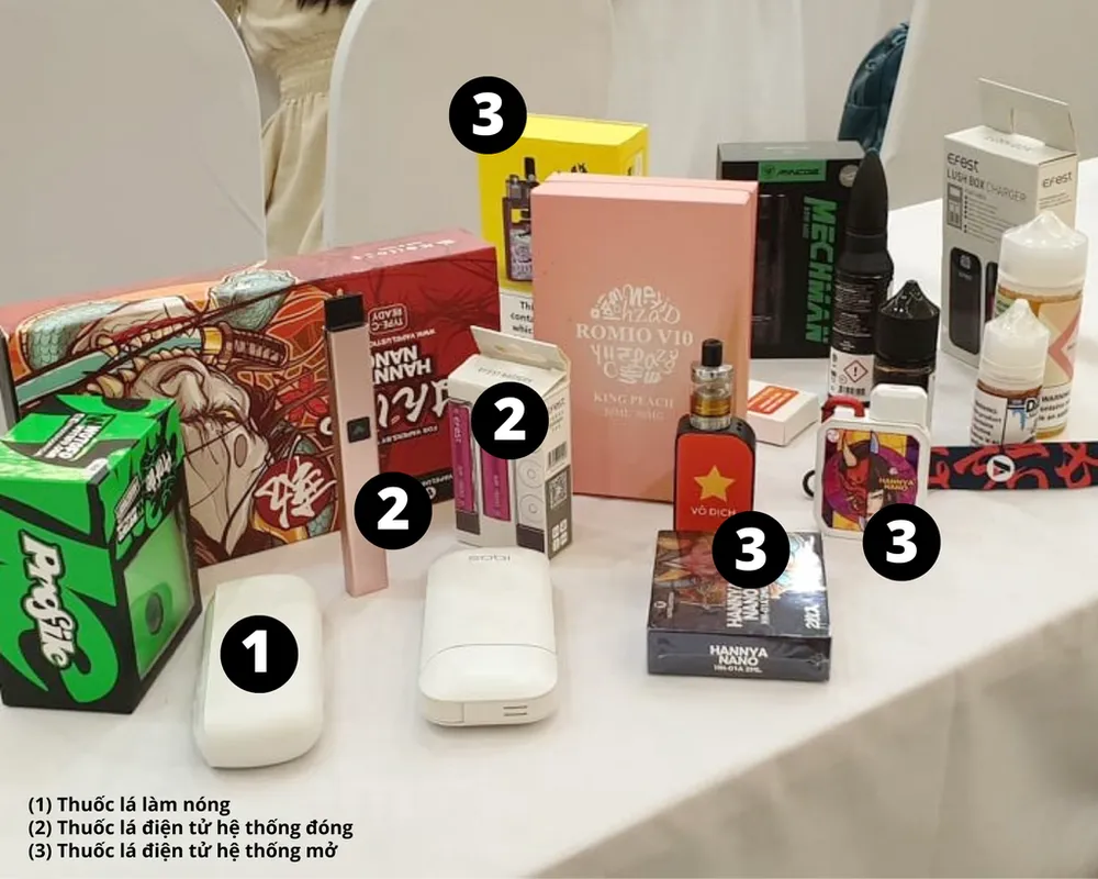 Phân biệt thuốc lá thế hệ mới hệ thống đóng và thuốc lá thế hệ mới hệ thống mở