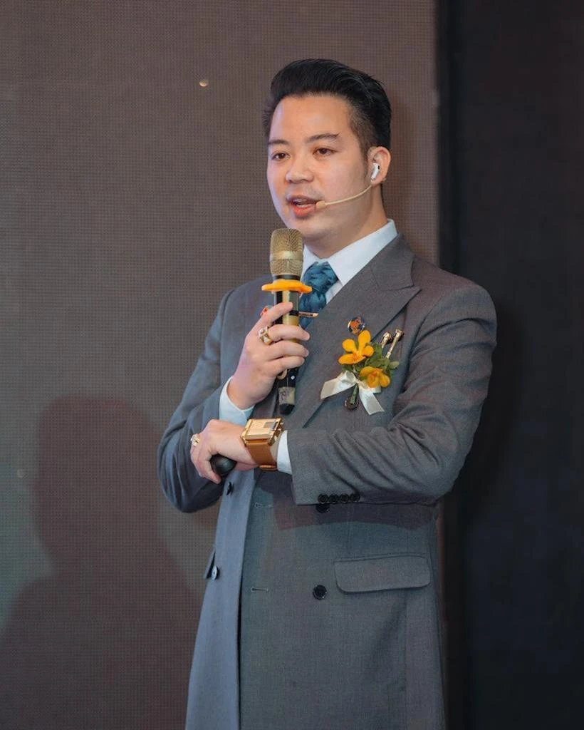 Doanh nhân Pháp Võ – Chủ tịch Công ty CP TM Quốc tế (BBB Group) trong một sự kiện