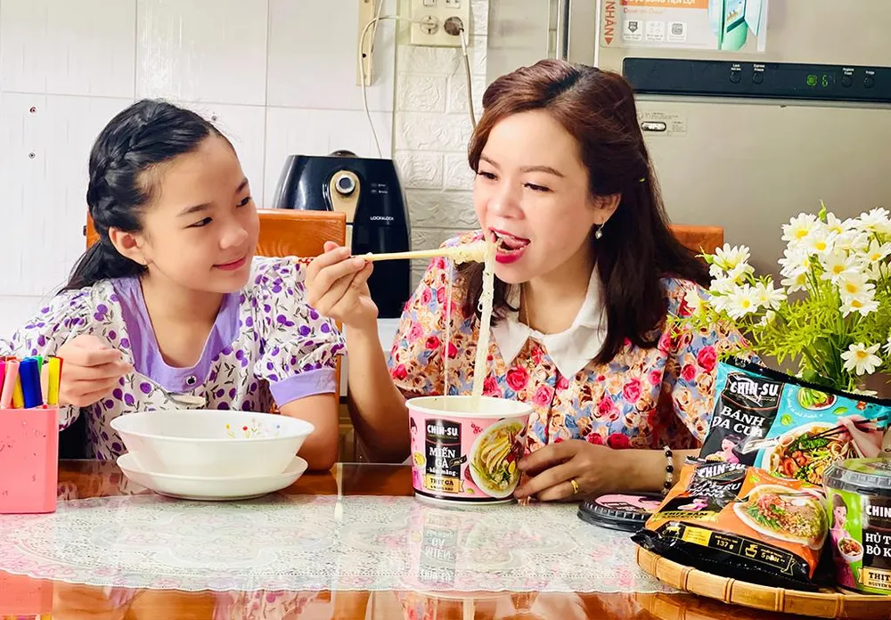 Với CHIN-SU, chỉ cần 5 phút chuẩn bị là có món ăn sáng ngon cho gia đình