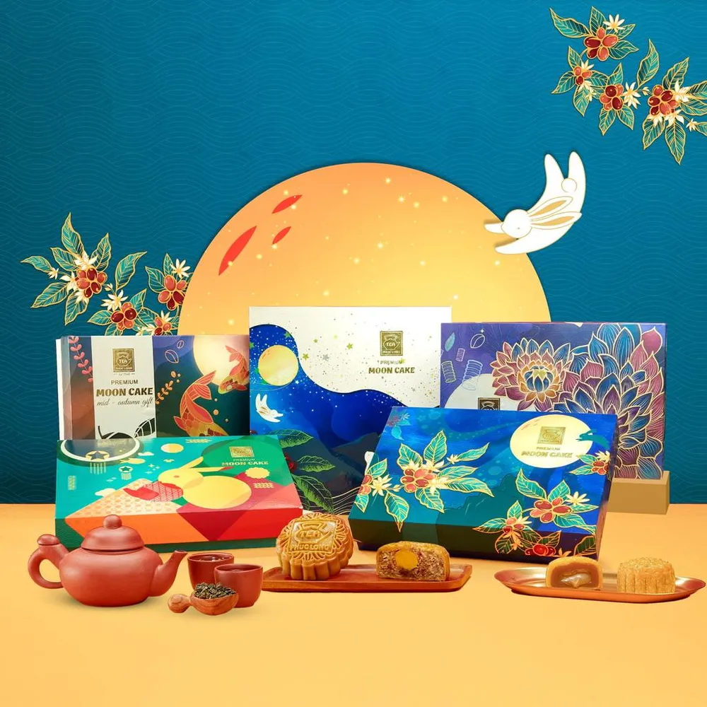 Các mẫu bánh Lục Bảo Minh Nguyệt - Tứ Quý Thưởng Nguyệt - Tứ Quý Nguyệt Hoa - Tứ Quý Cát Tường - Tứ Quý Ngọc Liên của Phúc Long Các mẫu bánh Lục Bảo Minh Nguyệt - Tứ Quý Thưởng Nguyệt - Tứ Quý Nguyệt Hoa - Tứ Quý Cát Tường - Tứ Quý Ngọc Liên của Phúc Long