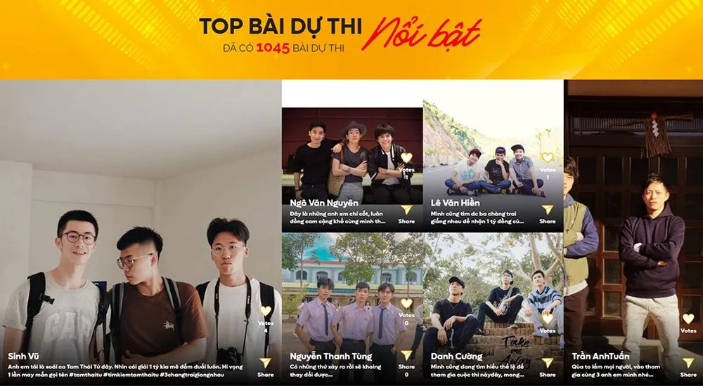 Một trong những bài dự thi nổi bật