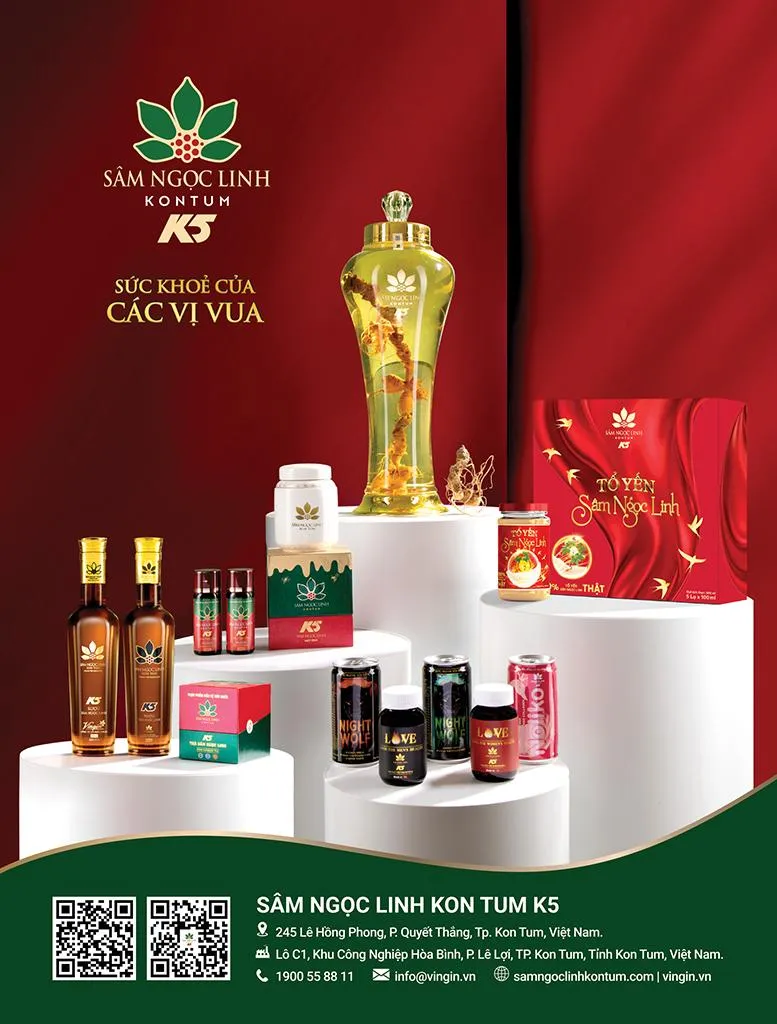 Sản phẩm Sâm Ngọc Linh Kon Tum K5