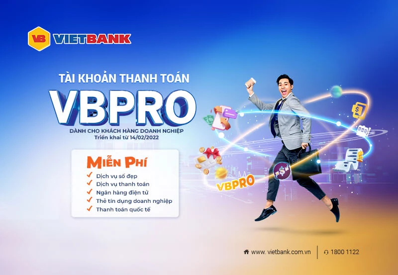 Tài khoản thanh toán VBPRO dành cho khách hàng doanh nghiệp