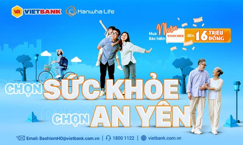 Chương trình ưu đãi khi mua sản phẩm bảo hiểm nhân thọ tại Vietbank