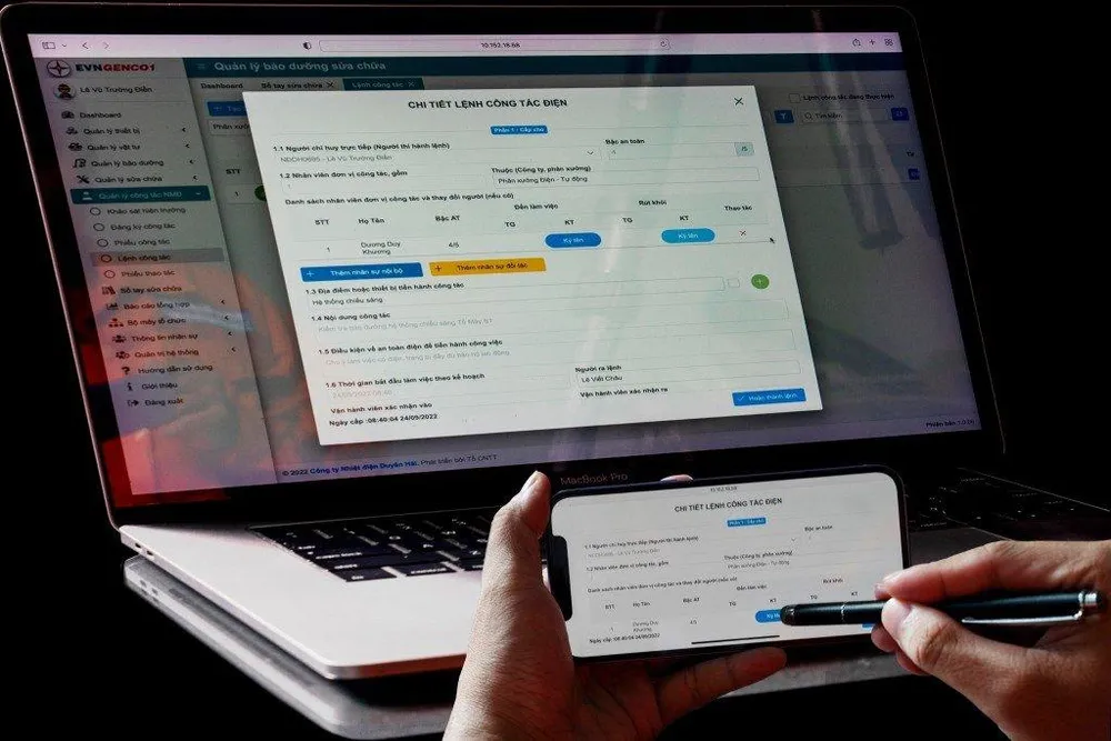 EVNGENCO1 sử dụng công cụ quản lý trên nền tảng số. EVNGENCO1 sử dụng công cụ quản lý trên nền tảng số.